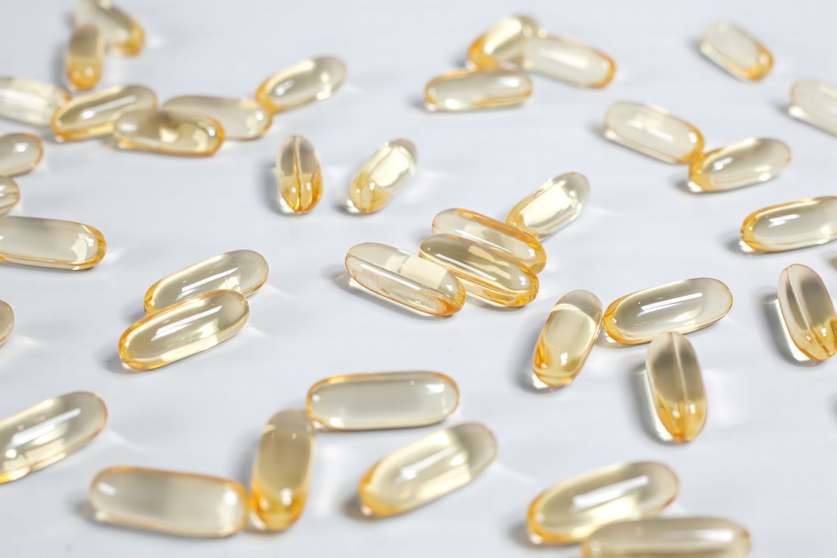 Clear softgel capsules
